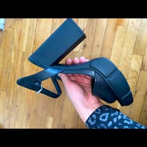 Steve Madden Black Block Heels